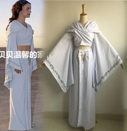Cosplay Queen Padme Amidala costume set Halloween Fancy dress 11
Cosplay Queen Padme Amidala costume set Halloween Fancy dress 11
