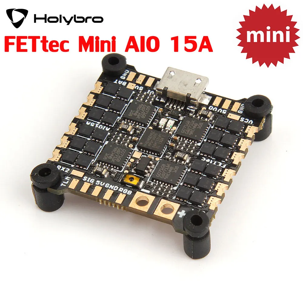 Holybro FETtec Mini AIO 15A MPU6000 F3 KISS FC прошивка 128K 15A DSHOT2400 4 в 1 ESC 25.5X25.5mm 2-4S для FPV беспилотных летательных аппаратов
Holybro FETtec Mini AIO 15A MPU6000 F3 KISS FC прошивка 128K 15A DSHOT2400 4 в 1 ESC 25.5X25.5mm 2-4S для FPV беспилотных летательных аппаратов