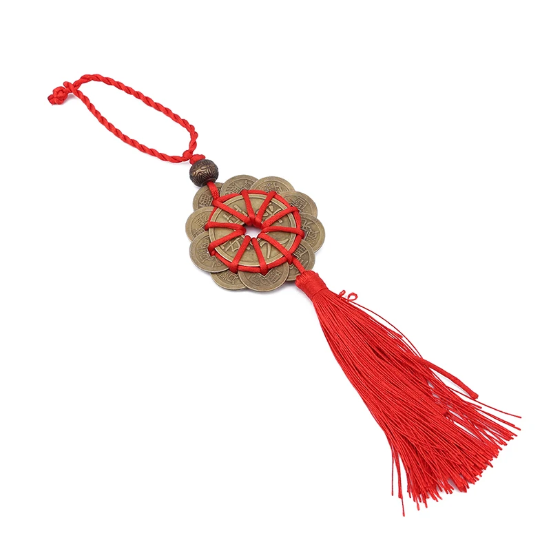 Lucky Charm Antique Coins Prosperity Protection Good Luck Hand Made Car Decoration Car Red Chinese Knot Pendant Hanging Decor
Lucky Charm Antique Coins Prosperity Protection Good Luck Hand Made Car Decoration Car Red Chinese Knot Pendant Hanging Decor