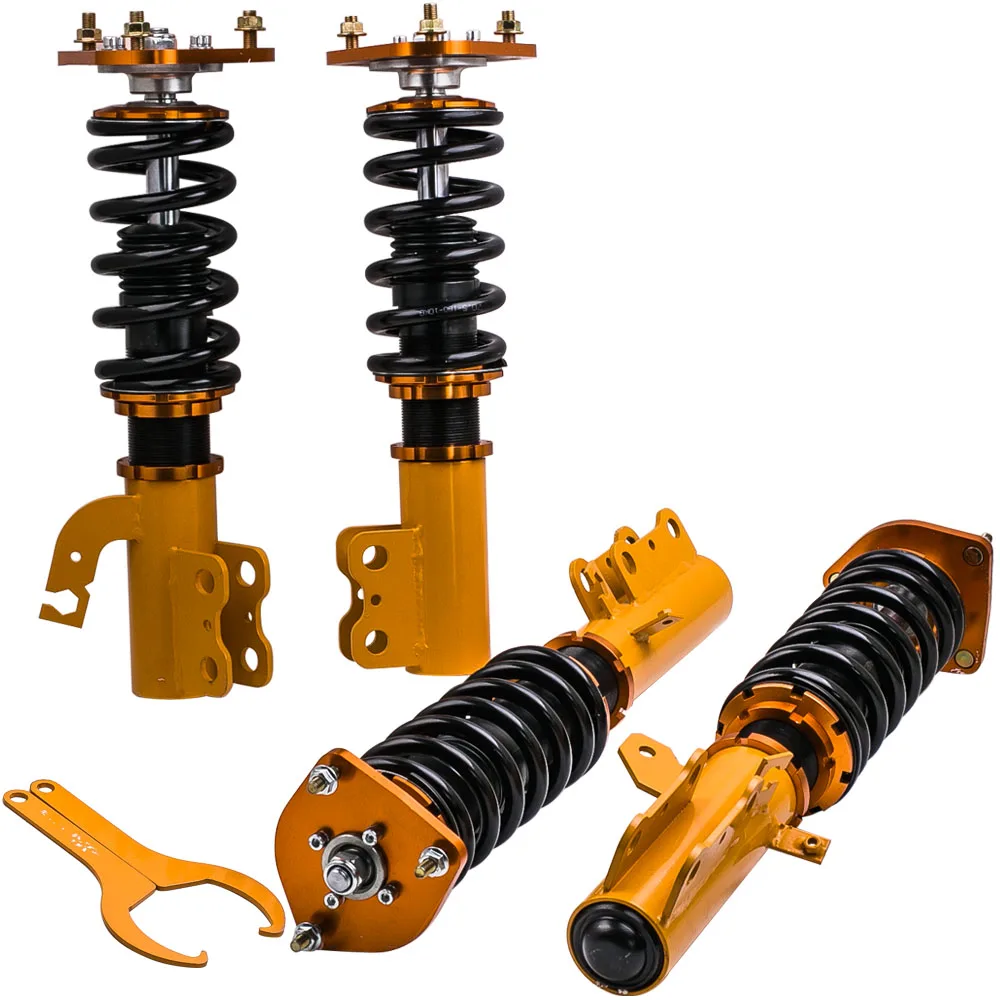 

MaXpeedingrods Coilover Shocks Suspension For Toyota Celica GTS FWD 1990-1999 Adj. Height Shock Struts Suspension Front Rear