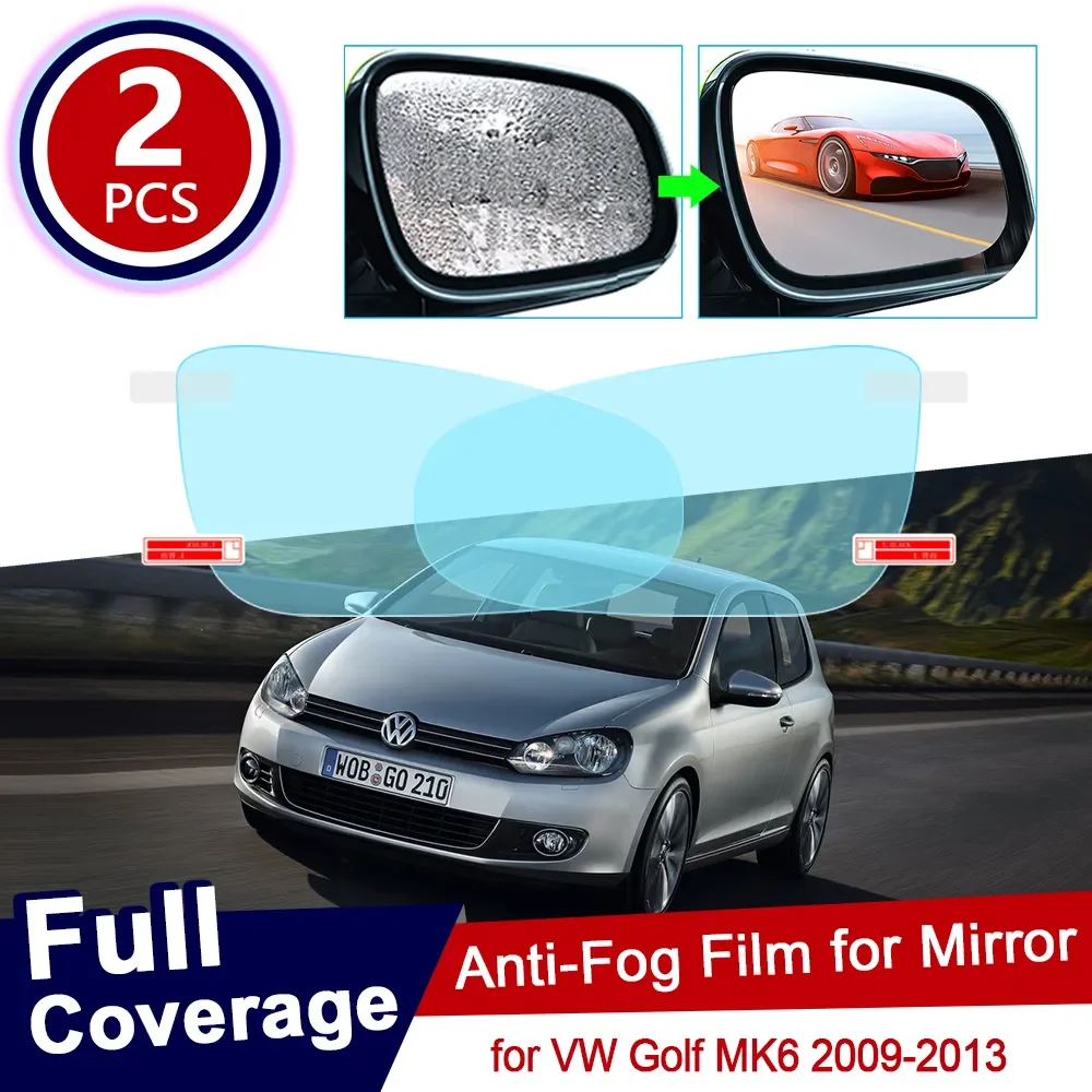 for Volkswagen VW Golf 6 MK6 2009~2013 5K Full Cover Anti Fog Film Rearview Mirror Rainproof Anti-Fog Films Clean Accessories
for Volkswagen VW Golf 6 MK6 2009~2013 5K Full Cover Anti Fog Film Rearview Mirror Rainproof Anti-Fog Films Clean Accessories
