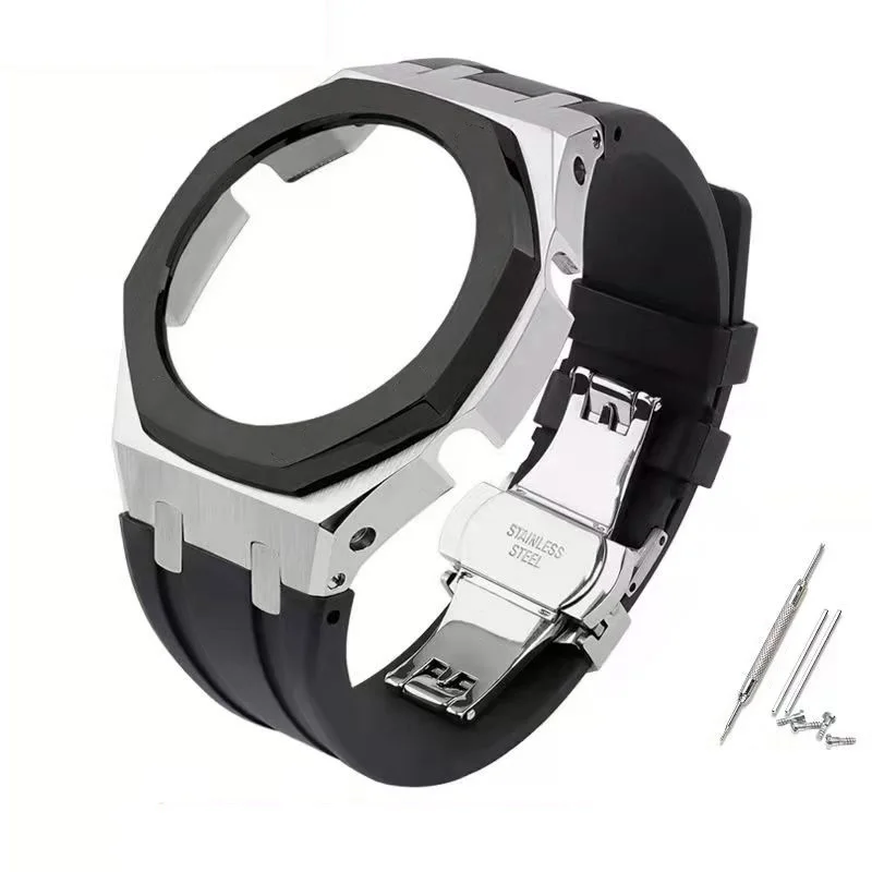 Casioak GA2100 Mod Kit Gen3 Luxury Modidied Set Metal Bezel Silicone Strap for GA2110 Rubber Band with Screw Tool Steel Bracelet
Casioak GA2100 Mod Kit Gen3 Luxury Modidied Set Metal Bezel Silicone Strap for GA2110 Rubber Band with Screw Tool Steel Bracelet