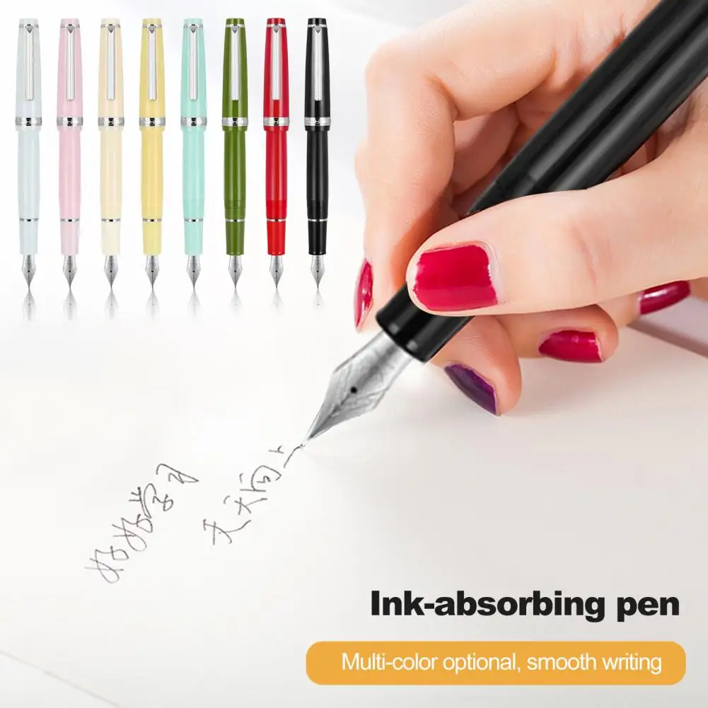 0.5mm Nib Pocket Size Fountain Pen Ink Bladder Absorption 2 In 1 Business Writing Pen Office Supplies
0.5mm Nib Pocket Size Fountain Pen Ink Bladder Absorption 2 In 1 Business Writing Pen Office Supplies