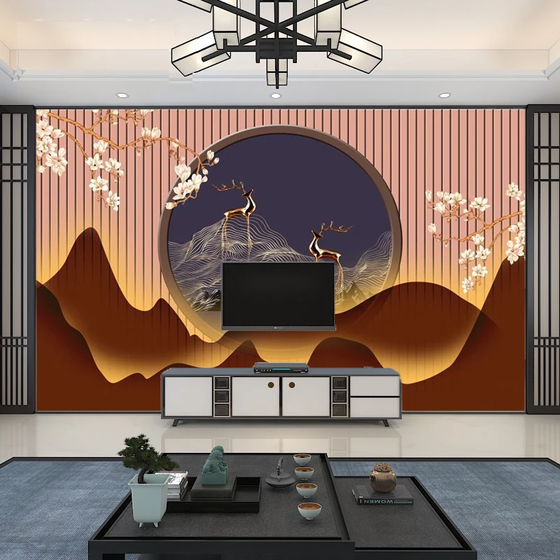 Custom Wall Mural Chinese Style Wall Art Painting Modern Wallpaper 3D Living Room Sofa TV Background Wall Cloth for Office Home
Custom Wall Mural Chinese Style Wall Art Painting Modern Wallpaper 3D Living Room Sofa TV Background Wall Cloth for Office Home