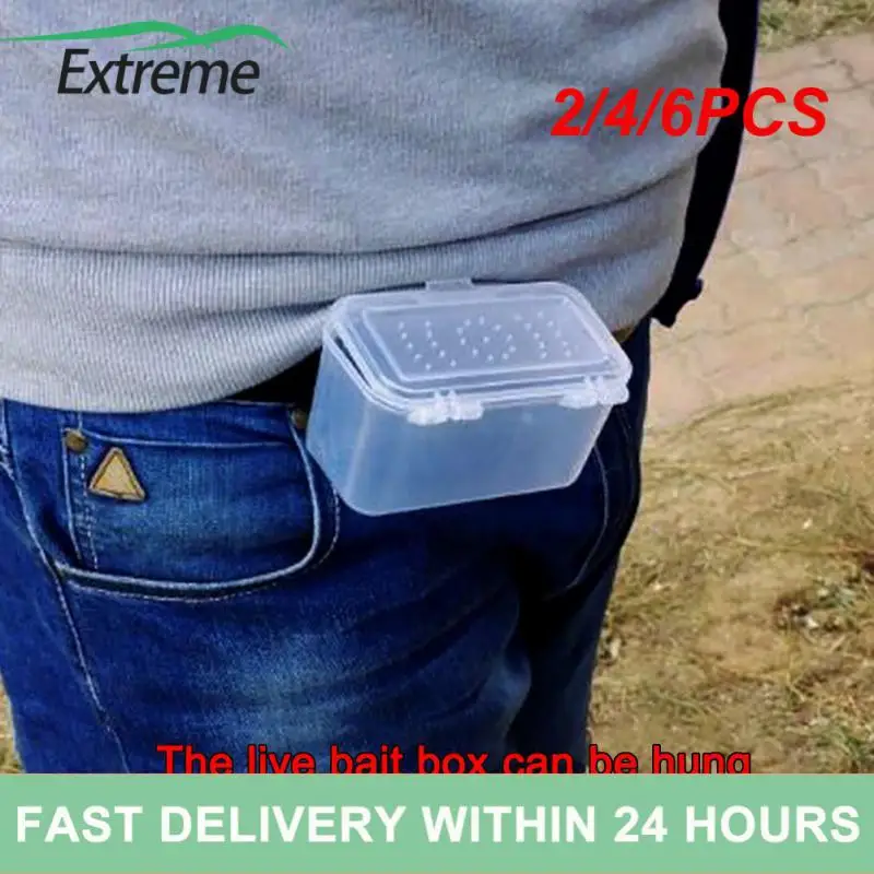 2/4/6PCS Hanging Waist Multi-function Fishing Bait Box Breathable Insect Live Bait Box Fishing Bait Storage Case Portable
2/4/6PCS Hanging Waist Multi-function Fishing Bait Box Breathable Insect Live Bait Box Fishing Bait Storage Case Portable