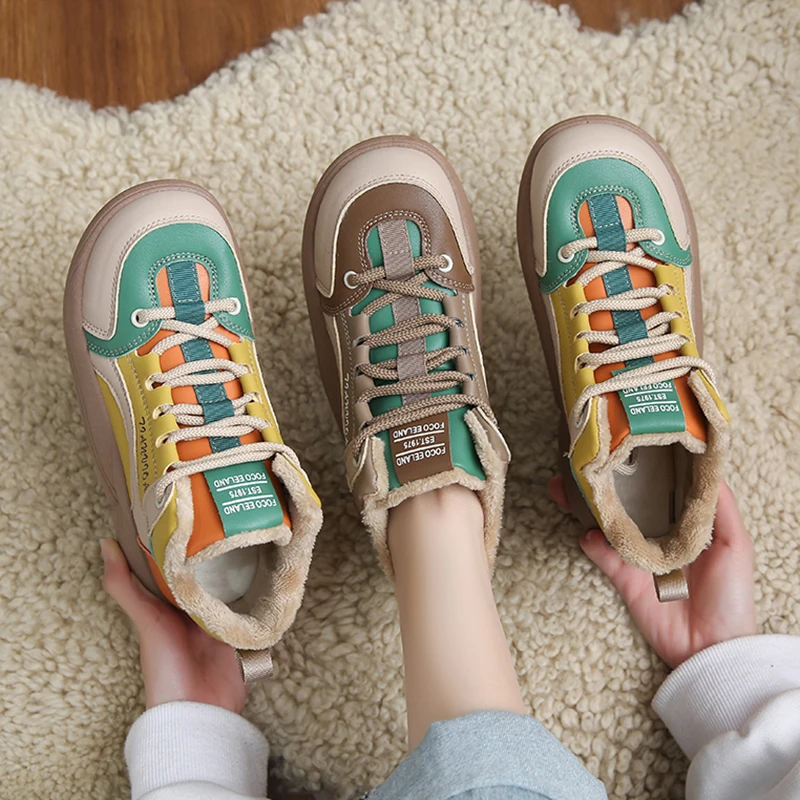 Cross Women's Shoes Clogs Platform Mixed Colors Casual Female Sneakers Autumn Round Toe Wedge Basket 2022 Creepers Winter New Fa 
Cross Women's Shoes Clogs Platform Mixed Colors Casual Female Sneakers Autumn Round Toe Wedge Basket 2022 Creepers Winter New Fa