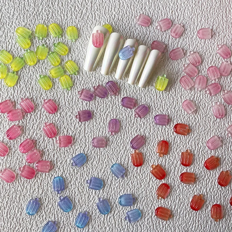20pcs nails accessories summer ice cream series ice penetrating stick ice cream color ice cream gradual change nail decoration
20pcs nails accessories summer ice cream series ice penetrating stick ice cream color ice cream gradual change nail decoration