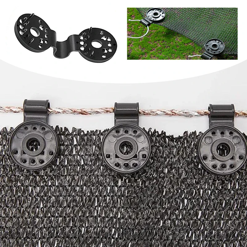 20pcs Sunshade Clips Plastic Instant Grommet Film Shading Net Clips Fast Installation Home Agricultural Sunshade Garden Netting
20pcs Sunshade Clips Plastic Instant Grommet Film Shading Net Clips Fast Installation Home Agricultural Sunshade Garden Netting