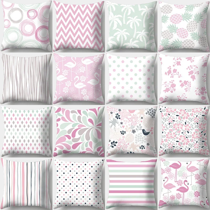 Home Decor Pink Cushion Cover Pillowcase Solid Color Striped Pillowcase For Sofa Bed Living Room Bedroom funda de almohada
Home Decor Pink Cushion Cover Pillowcase Solid Color Striped Pillowcase For Sofa Bed Living Room Bedroom funda de almohada