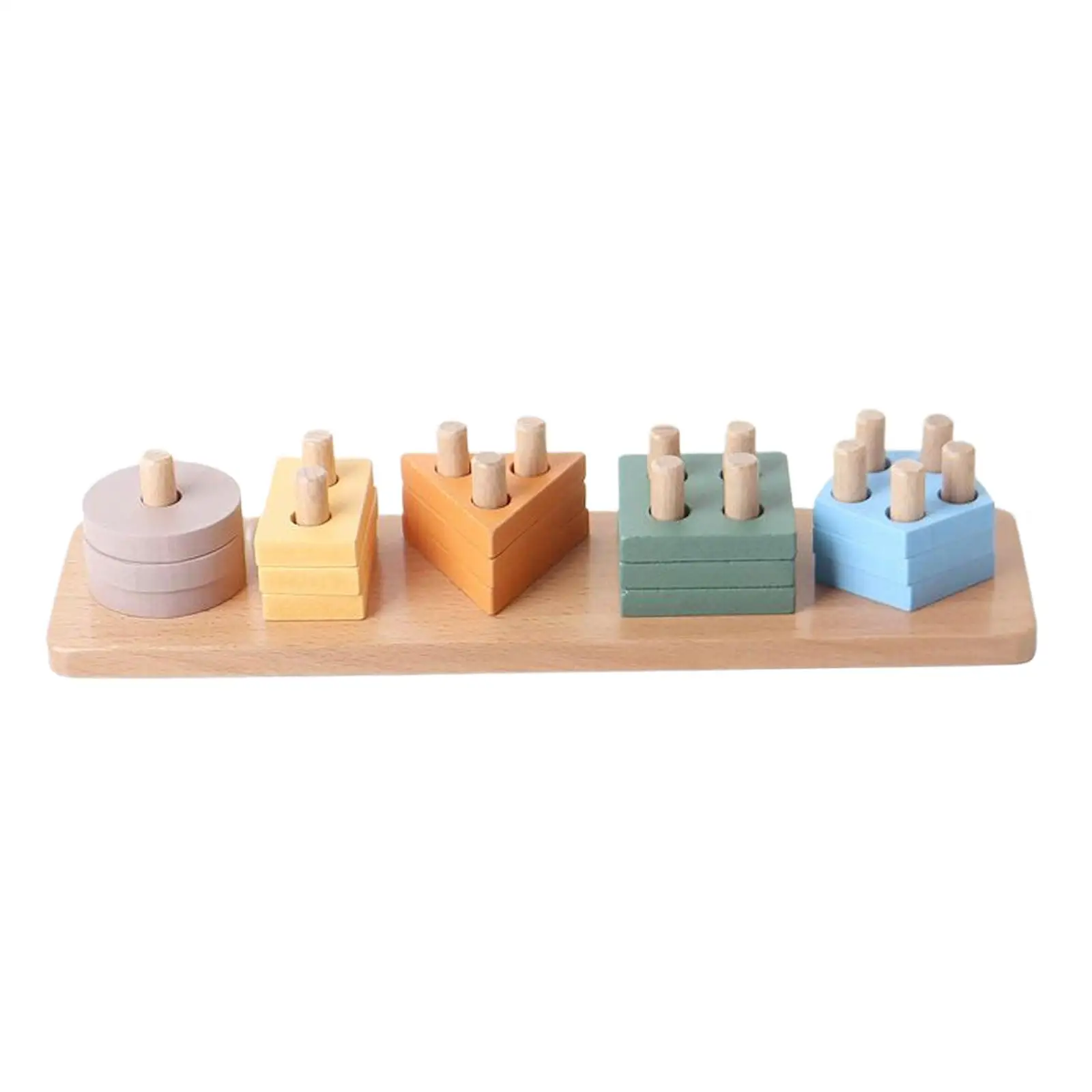 Shape Color Recognition Blocks Activity Game Matching Puzzle Wooden Sorting and Stacking Toys for Boys Girls 1 2 3 4 Years Old 
Shape Color Recognition Blocks Activity Game Matching Puzzle Wooden Sorting and Stacking Toys for Boys Girls 1 2 3 4 Years Old