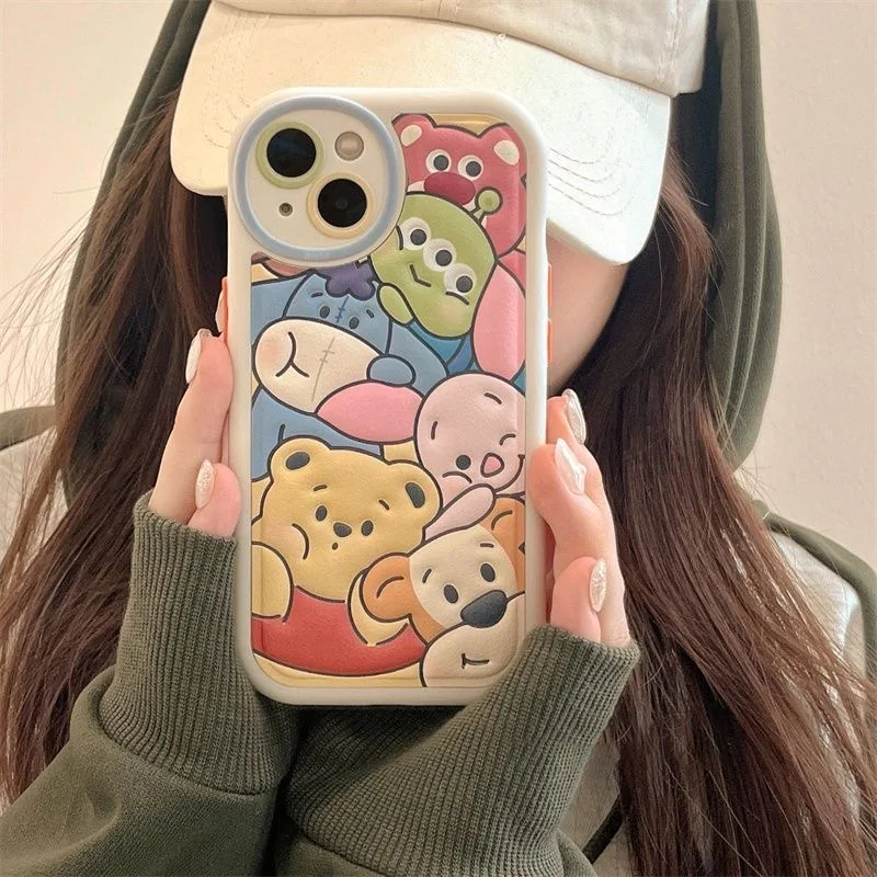 Luxury Leather Disney Winnie The Pooh Toy Story Alien Phone Case for IPhone 14 13 12 11 Pro Max 14 Pro Anti-drop Soft Back Cover
Luxury Leather Disney Winnie The Pooh Toy Story Alien Phone Case for IPhone 14 13 12 11 Pro Max 14 Pro Anti-drop Soft Back Cover
