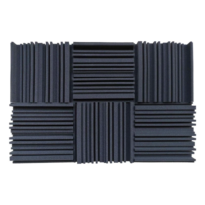 6 Pcs Acoustic Studio Absorption Foam Panel Broadband Sound Absorber Periodic Groove Structure
6 Pcs Acoustic Studio Absorption Foam Panel Broadband Sound Absorber Periodic Groove Structure