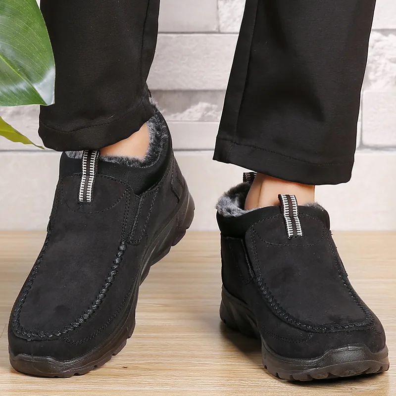 Men Cloth Shoes Cotton Canvas Solid Color Round Shape Plus Fleece Breathable Increase Non Slip Boots
Men Cloth Shoes Cotton Canvas Solid Color Round Shape Plus Fleece Breathable Increase Non Slip Boots