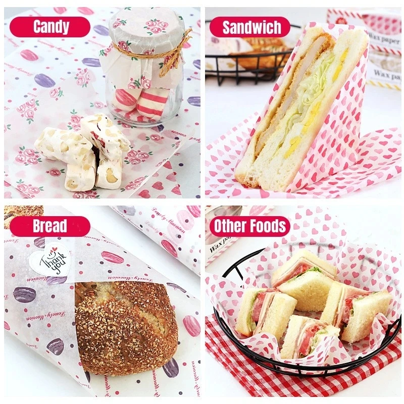50pcs Baking Wax Paper Food Grade Grease Paper Food Wrappers Bread Sandwich Burger Fries Nougat Party Baking Oil-proof Tools
50pcs Baking Wax Paper Food Grade Grease Paper Food Wrappers Bread Sandwich Burger Fries Nougat Party Baking Oil-proof Tools