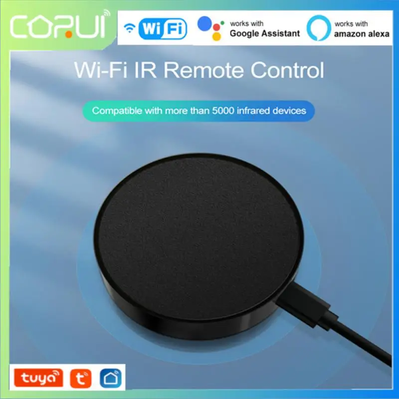 CORUI Tuya WiFi IR Remote Control Air Conditioner TV Smart Home Infrared Controller Smart Life Alexa Google Home App Control
CORUI Tuya WiFi IR Remote Control Air Conditioner TV Smart Home Infrared Controller Smart Life Alexa Google Home App Control