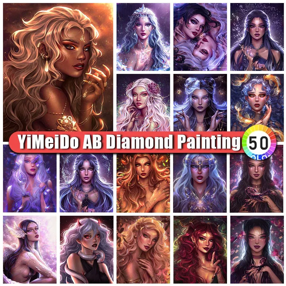 YIMEIDO Zipper Bag Cartoon Girl AB Diamond Painting Constellation Diamond Embroidery Mosaic Handmade DIY Rhinestone Home Decor
YIMEIDO Zipper Bag Cartoon Girl AB Diamond Painting Constellation Diamond Embroidery Mosaic Handmade DIY Rhinestone Home Decor