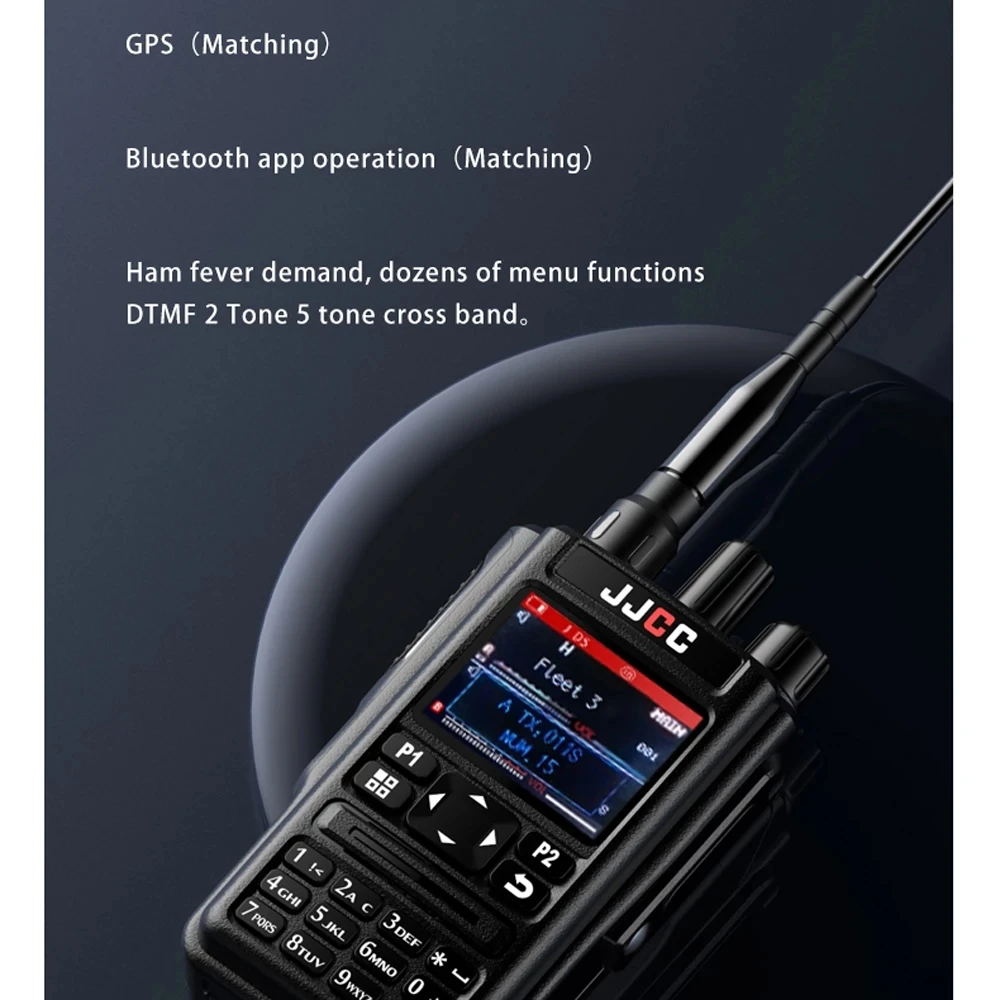 Высокомощная портативная рация JJCC JC-8629 10W с GPS, Bluetooth, двухсторонней радиосвязью
Высокомощная портативная рация JJCC JC-8629 10W с GPS, Bluetooth, двухсторонней радиосвязью