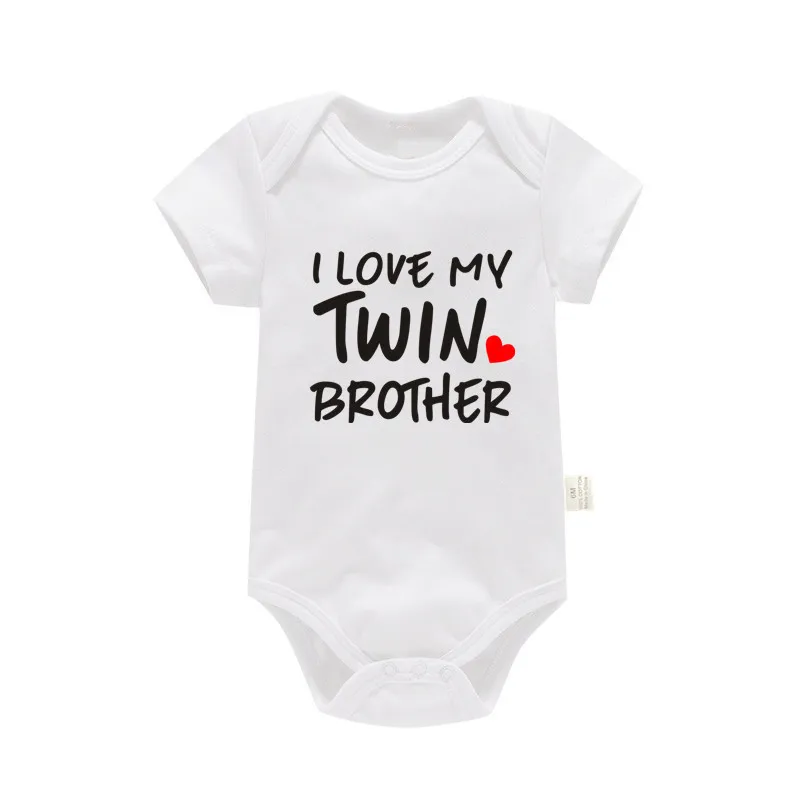 New Born Baby Girl Clothes Summer Short Sleeve Twin Brother Sister Bodysuit Infant Cotton Onesie Pajamas Jumpsuit
New Born Baby Girl Clothes Summer Short Sleeve Twin Brother Sister Bodysuit Infant Cotton Onesie Pajamas Jumpsuit