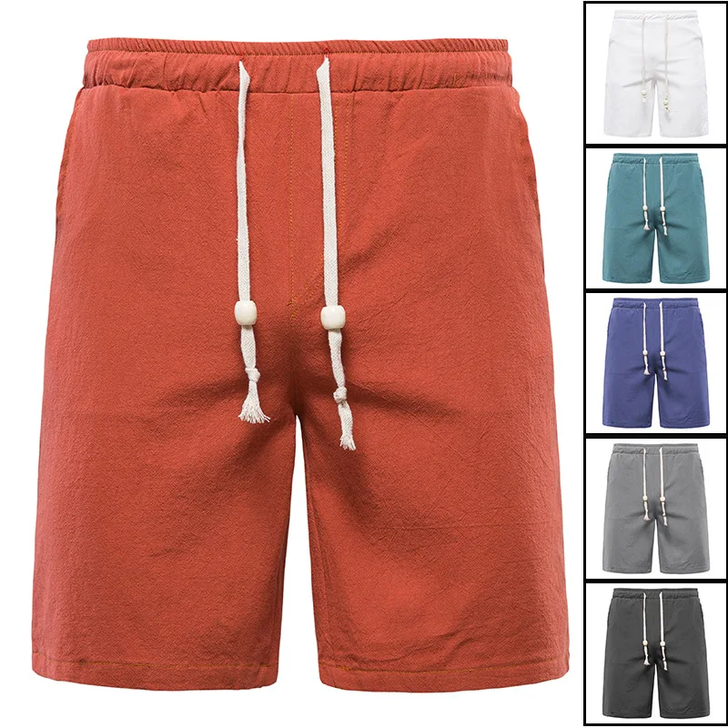 Men's Casual Shorts Solid Color 2022 New Trendy Comfortable and Simple Cotton Linen Five-point-pants Summer Men's Beach Pants
Men's Casual Shorts Solid Color 2022 New Trendy Comfortable and Simple Cotton Linen Five-point-pants Summer Men's Beach Pants
