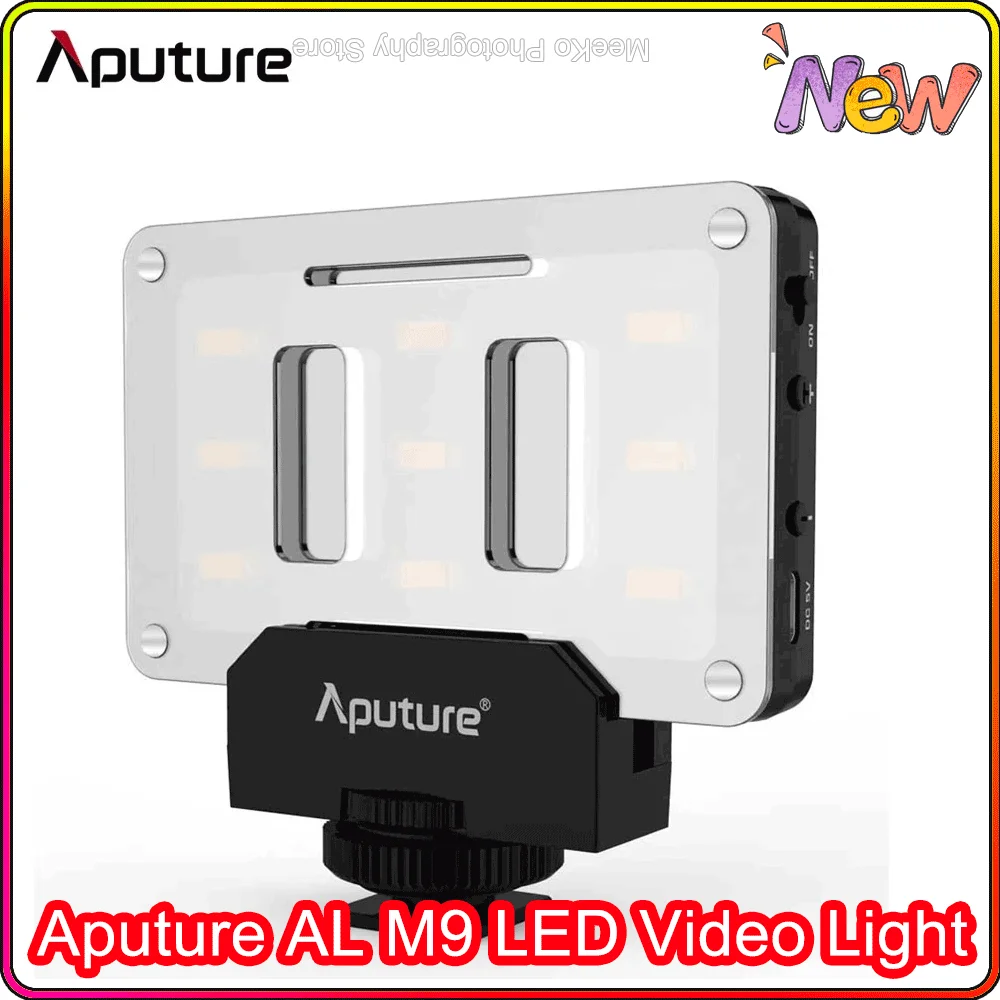 Aputure AL M9 LED Video Light On-Camera Fill Light Studio Photo Pocket Lighting CRI/TLCI 95+
Aputure AL M9 LED Video Light On-Camera Fill Light Studio Photo Pocket Lighting CRI/TLCI 95+