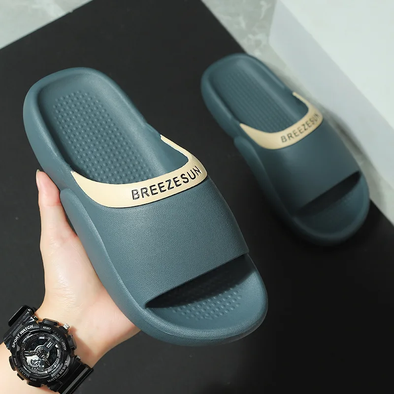 Mens Summer Soft Bottom Comfortable EVA Slippers Fashion Thick Platform Women Slides Indoor Couple Indoor Home Non-slip Sandals
Mens Summer Soft Bottom Comfortable EVA Slippers Fashion Thick Platform Women Slides Indoor Couple Indoor Home Non-slip Sandals