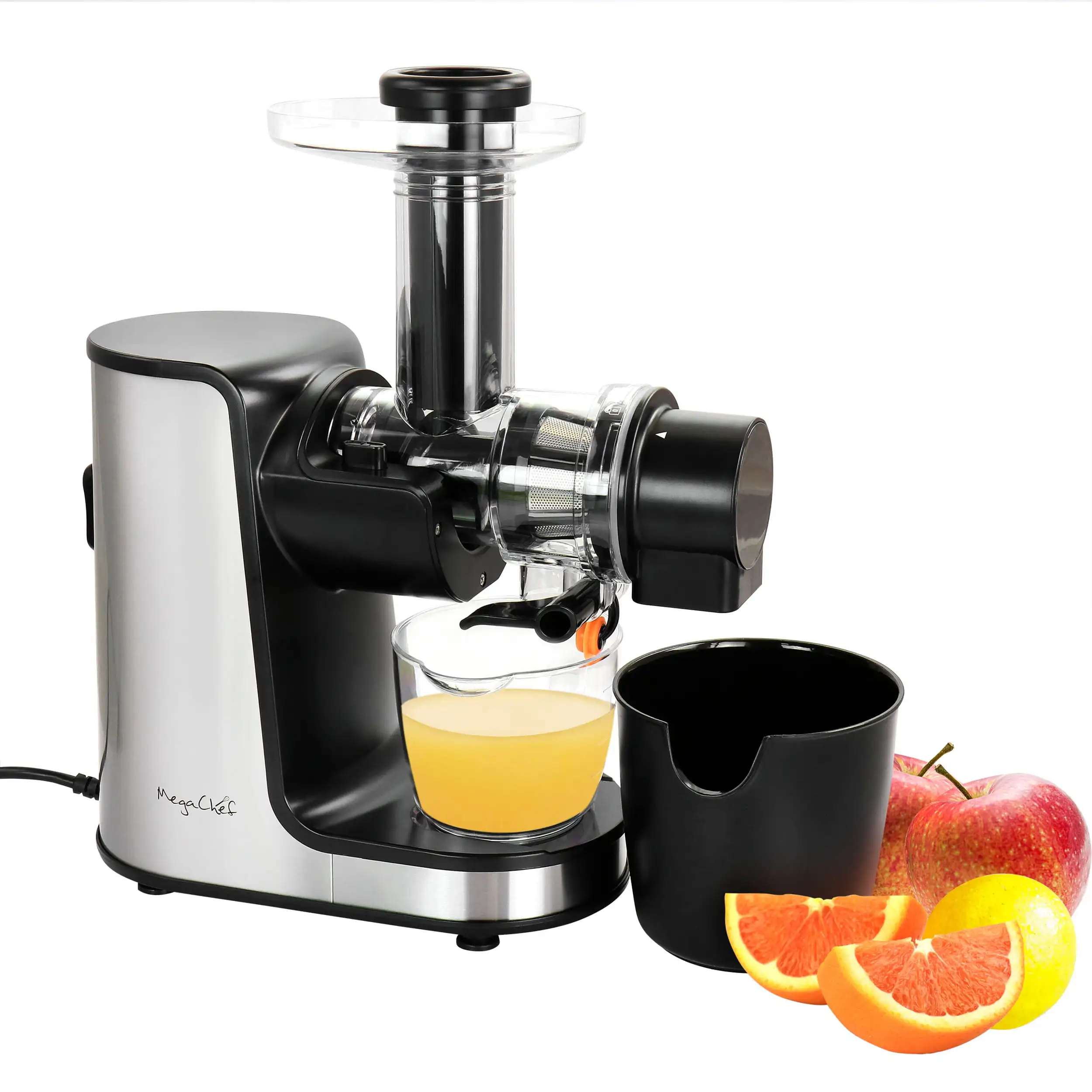 Masticating Slow Juicer Extractor with Reverse Function, Cold Press Juicer Machine with Quiet Motor
Masticating Slow Juicer Extractor with Reverse Function, Cold Press Juicer Machine with Quiet Motor