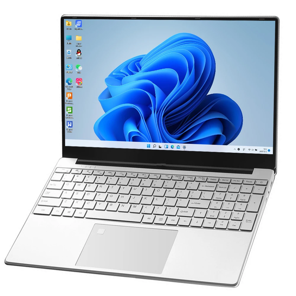 Ноутбук 15 6 дюймов IPS экран 16 Гб ОЗУ 256 ГБ SSD Intel Celeron N5095 бизнес нетбук Windows 10 11
