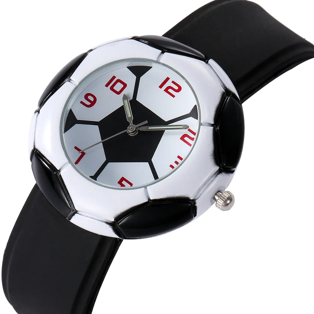 Sports Kids Watches Fashion Football Cartoon Quartz Wristwatch Silicone Watchband Clock Gift for Girls Boys Children Student 1pc
Sports Kids Watches Fashion Football Cartoon Quartz Wristwatch Silicone Watchband Clock Gift for Girls Boys Children Student 1pc