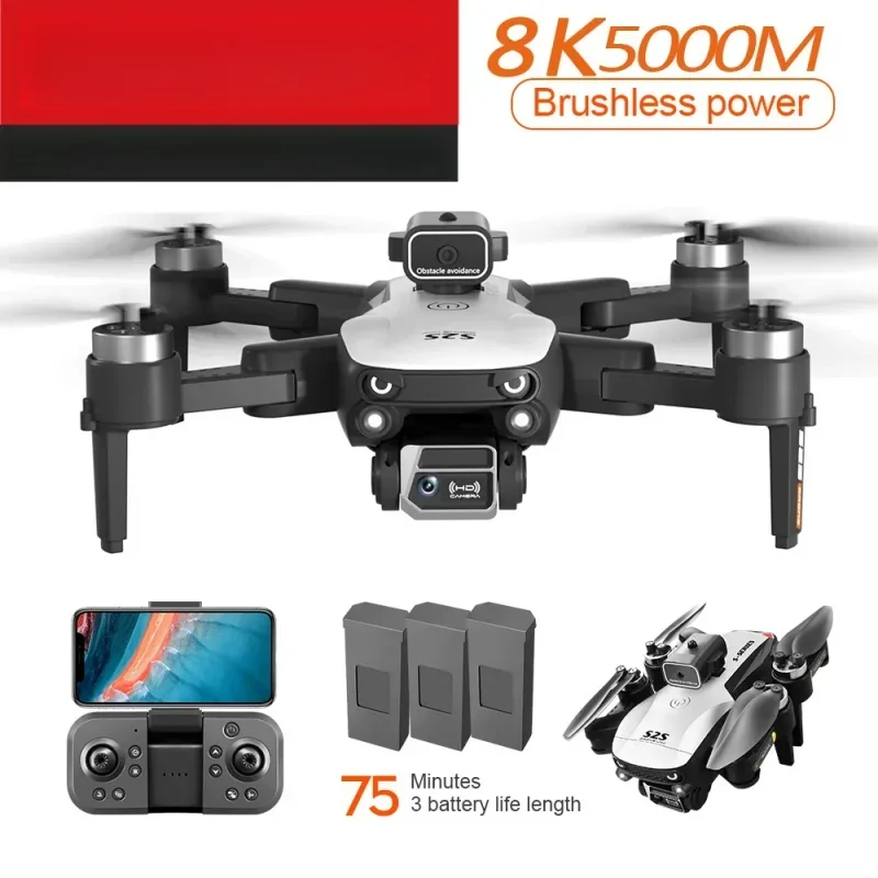 S2S Drone 8K 5G GPS HD Aerial Photography Dual-Camera 4K Professional Camera Omnidirectional Obstacle Avoidance Quadrotor
S2S Drone 8K 5G GPS HD Aerial Photography Dual-Camera 4K Professional Camera Omnidirectional Obstacle Avoidance Quadrotor