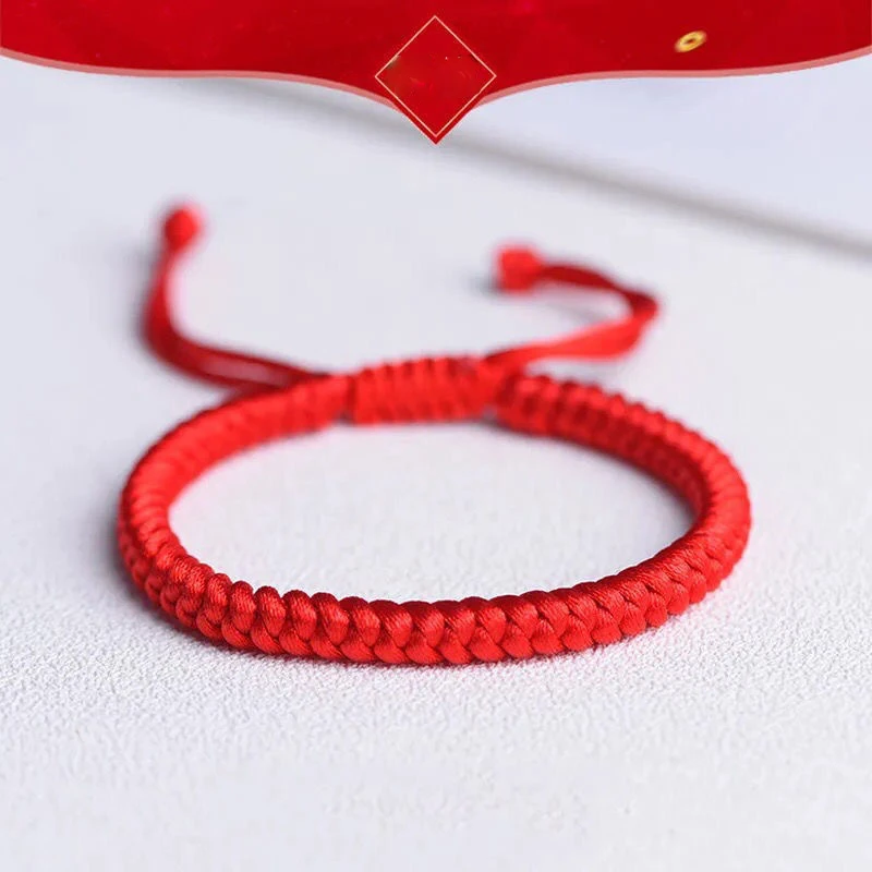 Tibetan Buddhist Bracelet Lucky Handmade Braided Adjustable King Kong Knot Red Thread Charm Bracelets for Women Men Couple Lover
Tibetan Buddhist Bracelet Lucky Handmade Braided Adjustable King Kong Knot Red Thread Charm Bracelets for Women Men Couple Lover