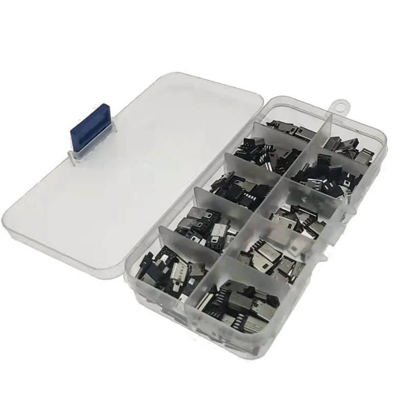 2/4/5 Pin Micro USB Jack USB Plug Male Connector Port Jack Tail Socket Plug Terminal for Samsung Huawei DIY 8 Styles Boxed
2/4/5 Pin Micro USB Jack USB Plug Male Connector Port Jack Tail Socket Plug Terminal for Samsung Huawei DIY 8 Styles Boxed