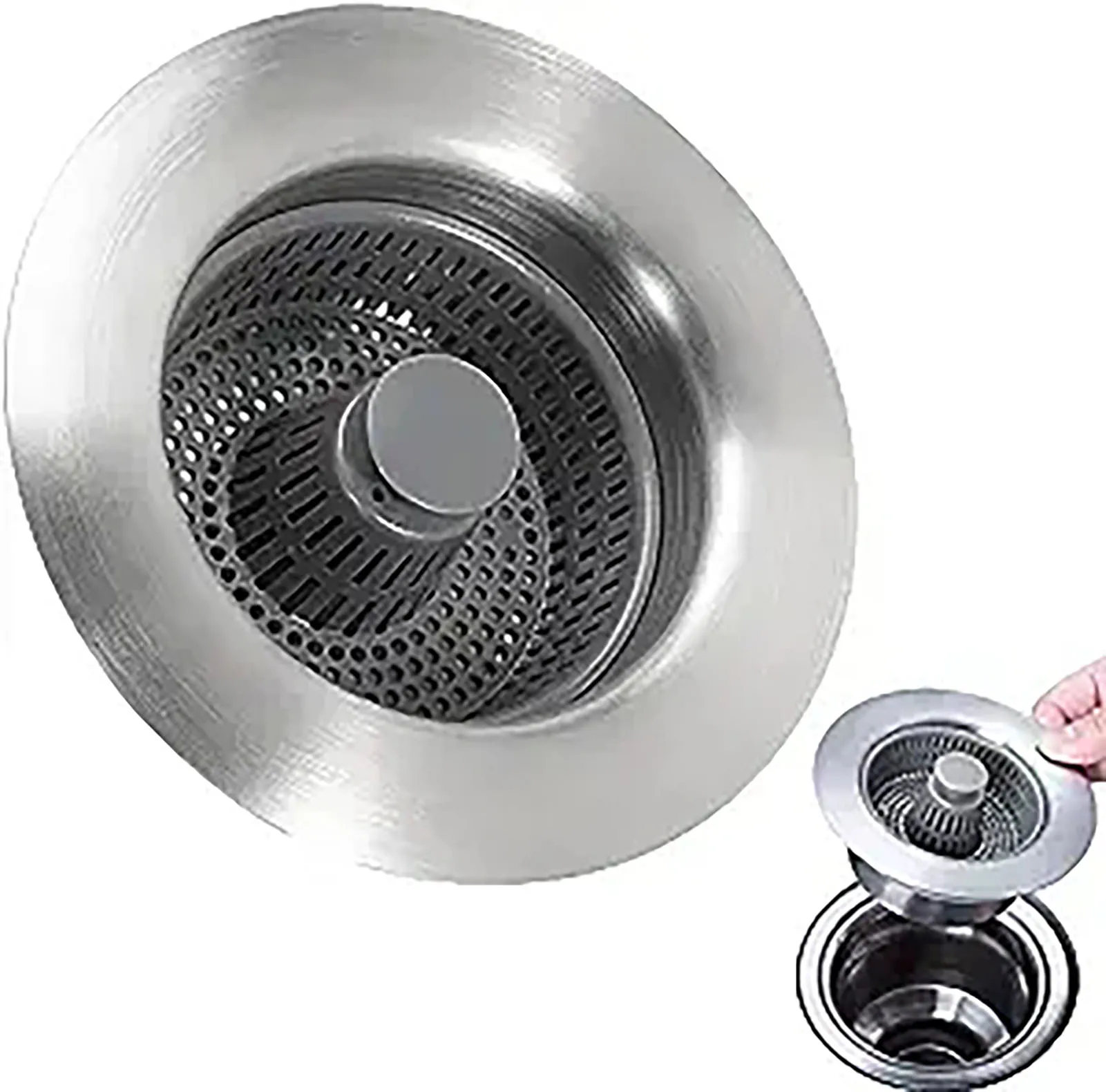 

Spring Filter for Sink Seal Prevent Clogging Odor-Proof Filter for Kitchens Restaurants Sewer