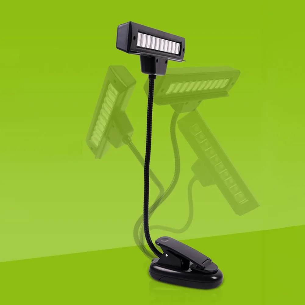 10 LED USB Light Clip-on For Music Stand Portable Flexible Gooseneck Eye Protection Reading Book Bed Reading Desktop Lamp
10 LED USB Light Clip-on For Music Stand Portable Flexible Gooseneck Eye Protection Reading Book Bed Reading Desktop Lamp