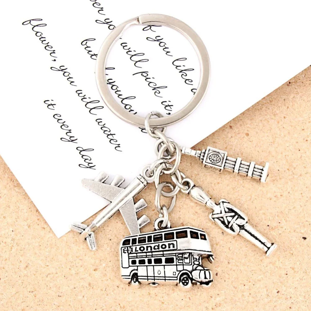 

Key Chain Decor Souvenirs Gifts Phone Booth Uk Bag Hanging Backpack Keychain Gadgets Pendant Car Keys