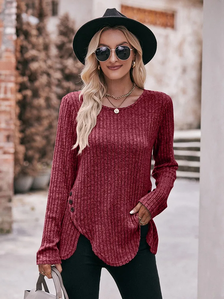 2023 Autumn Winter T Shirts For Women Fashion O Neck Long Sleeve Elegant Vintage Tops Female Streetwear Oversize Tee Shirt
2023 Autumn Winter T Shirts For Women Fashion O Neck Long Sleeve Elegant Vintage Tops Female Streetwear Oversize Tee Shirt