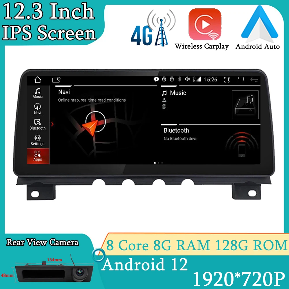 Автомобильный мультимедийный плеер с IPS экраном Carplay, Android 12, радио, GPS, Wi-Fi, для BMW F01, F02, CIC, система NBT
Автомобильный мультимедийный плеер с IPS экраном Carplay, Android 12, радио, GPS, Wi-Fi, для BMW F01, F02, CIC, система NBT