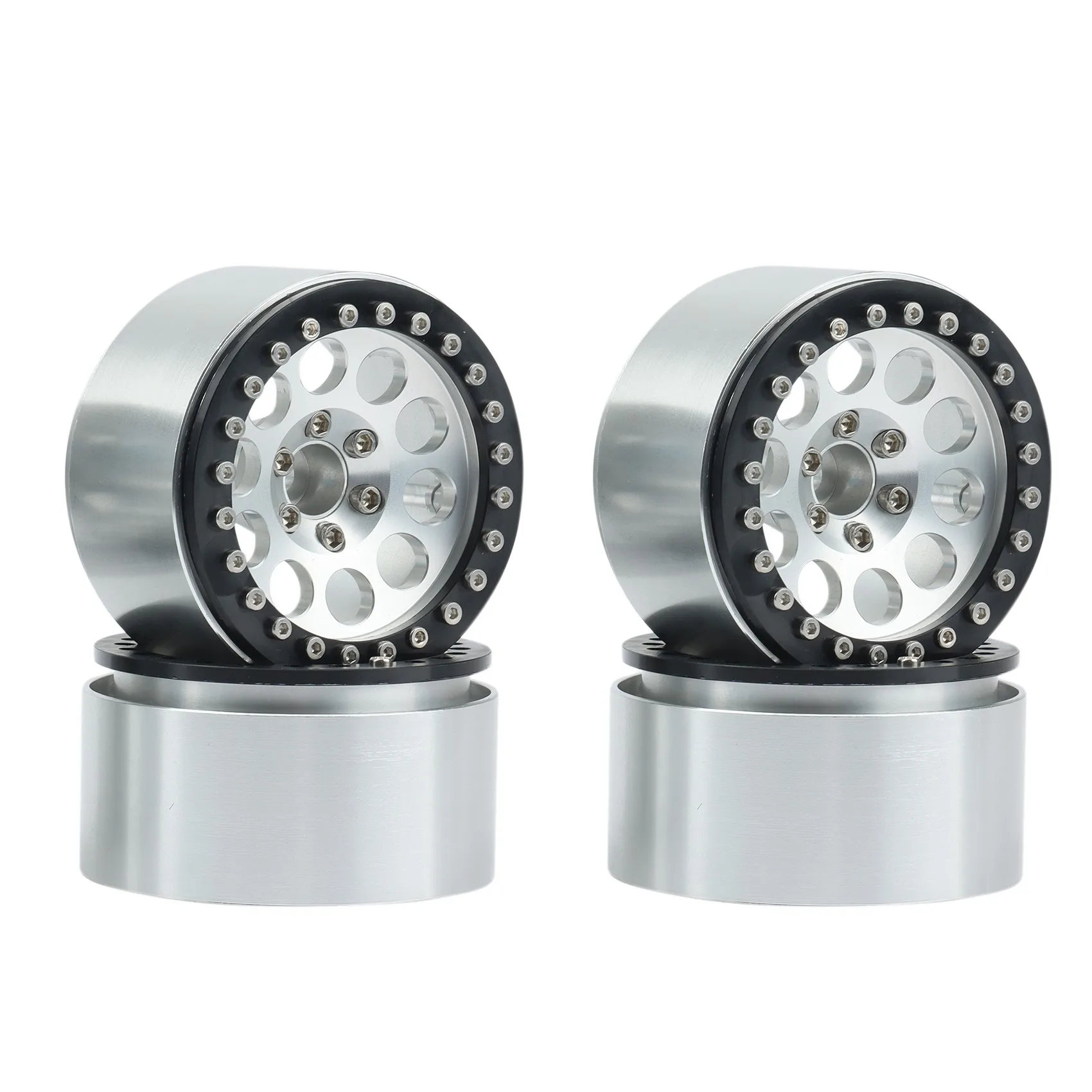 4PCS Metal 2.2 Beadlock Wheel Hub Rim for 1/10 RC Crawler Axial SCX10 RR10 Wraith 90056 90048 Traxxas TRX4 TRX-6,2
4PCS Metal 2.2 Beadlock Wheel Hub Rim for 1/10 RC Crawler Axial SCX10 RR10 Wraith 90056 90048 Traxxas TRX4 TRX-6,2