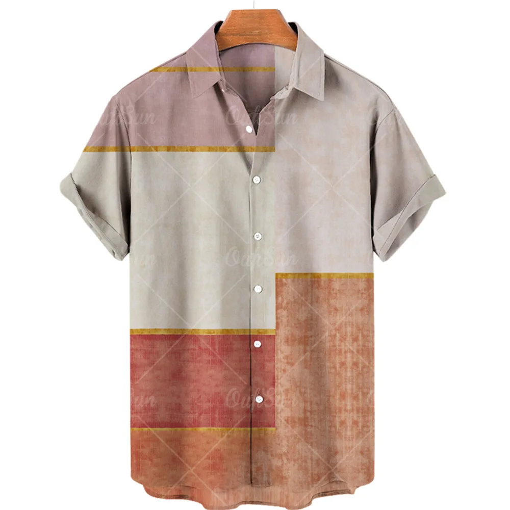 Men'S Shirts Splicing Series 3D Printing Oversized Lapel Shirt Short Sleeved Male Clothing Top Casual Blouse Outdoor Streetwears
Men'S Shirts Splicing Series 3D Printing Oversized Lapel Shirt Short Sleeved Male Clothing Top Casual Blouse Outdoor Streetwears