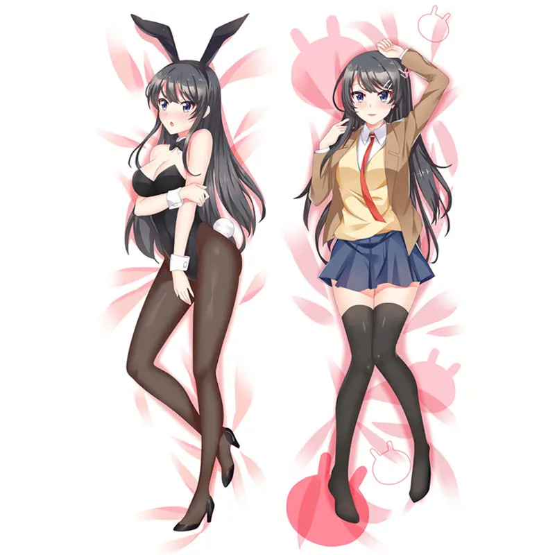 Anime Rascal Does Not Dream of Bunny Girl Senpai Sakurajima Mai Dakimakura Case Two-sided 3D Print Bed Hugging Body Pillow Cover
Anime Rascal Does Not Dream of Bunny Girl Senpai Sakurajima Mai Dakimakura Case Two-sided 3D Print Bed Hugging Body Pillow Cover