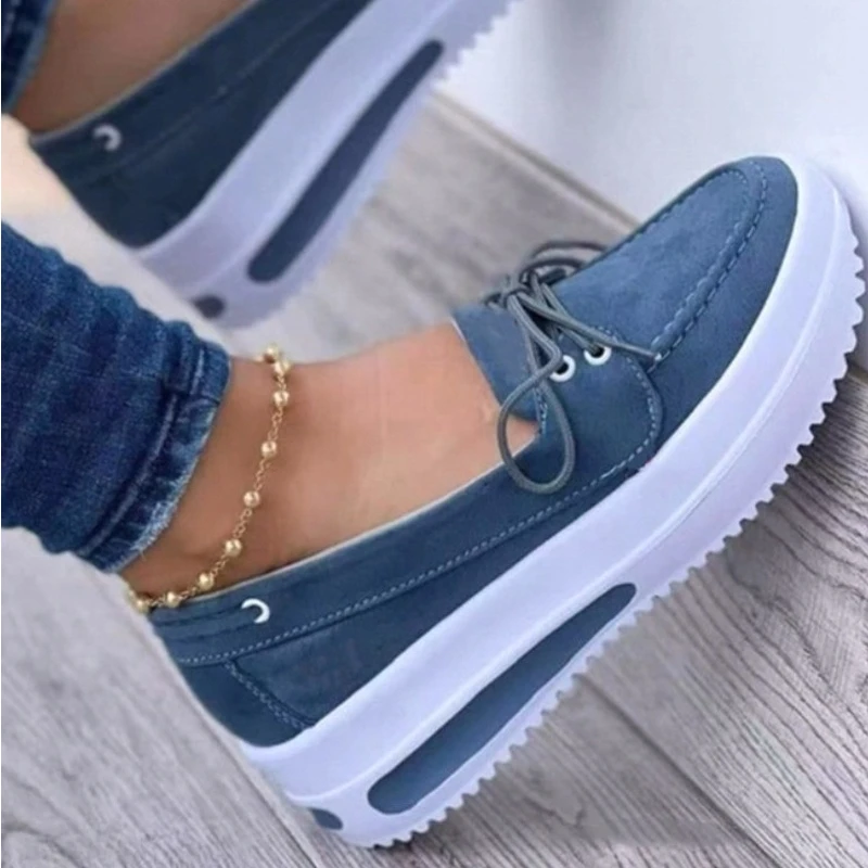 Women's Shoes Summer 2022 New Lace-up Platform Casual Sneakers Plus Size 43 Comfort Non Slip Flat Loafers Women Vulcanize Shoes 
Women's Shoes Summer 2022 New Lace-up Platform Casual Sneakers Plus Size 43 Comfort Non Slip Flat Loafers Women Vulcanize Shoes