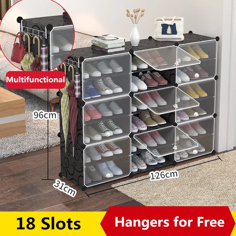 Multi-layer Shoe Cabinet DIY Assembled Dustproof Shelf Hallway Space Saving Storage Organizer Holder Home Furniture Shoe Rack
Multi-layer Shoe Cabinet DIY Assembled Dustproof Shelf Hallway Space Saving Storage Organizer Holder Home Furniture Shoe Rack