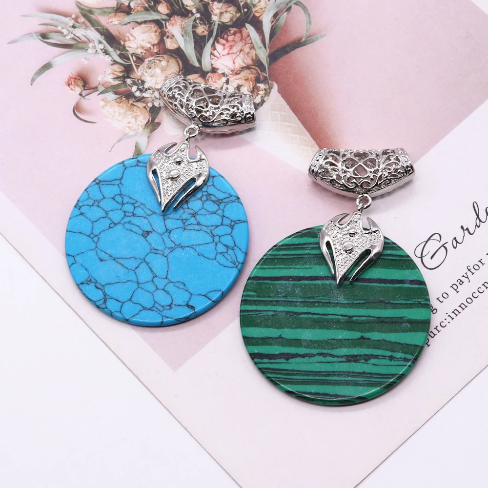 1pcs Natural Stone Pendant Round Malachite Can Be Used for DIY Handmade Lady Fashion Necklace Animal Shape Accessories Size 50mm
1pcs Natural Stone Pendant Round Malachite Can Be Used for DIY Handmade Lady Fashion Necklace Animal Shape Accessories Size 50mm