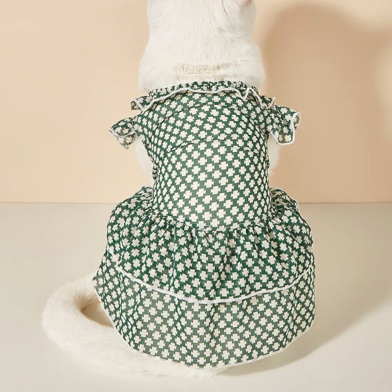 Summer Plaid Dogs Clothing Pet Sweet Thin Dog Dress for Dog Clothes Small Costume French Bulldog Soft Girl Ropa Para Perro
Summer Plaid Dogs Clothing Pet Sweet Thin Dog Dress for Dog Clothes Small Costume French Bulldog Soft Girl Ropa Para Perro