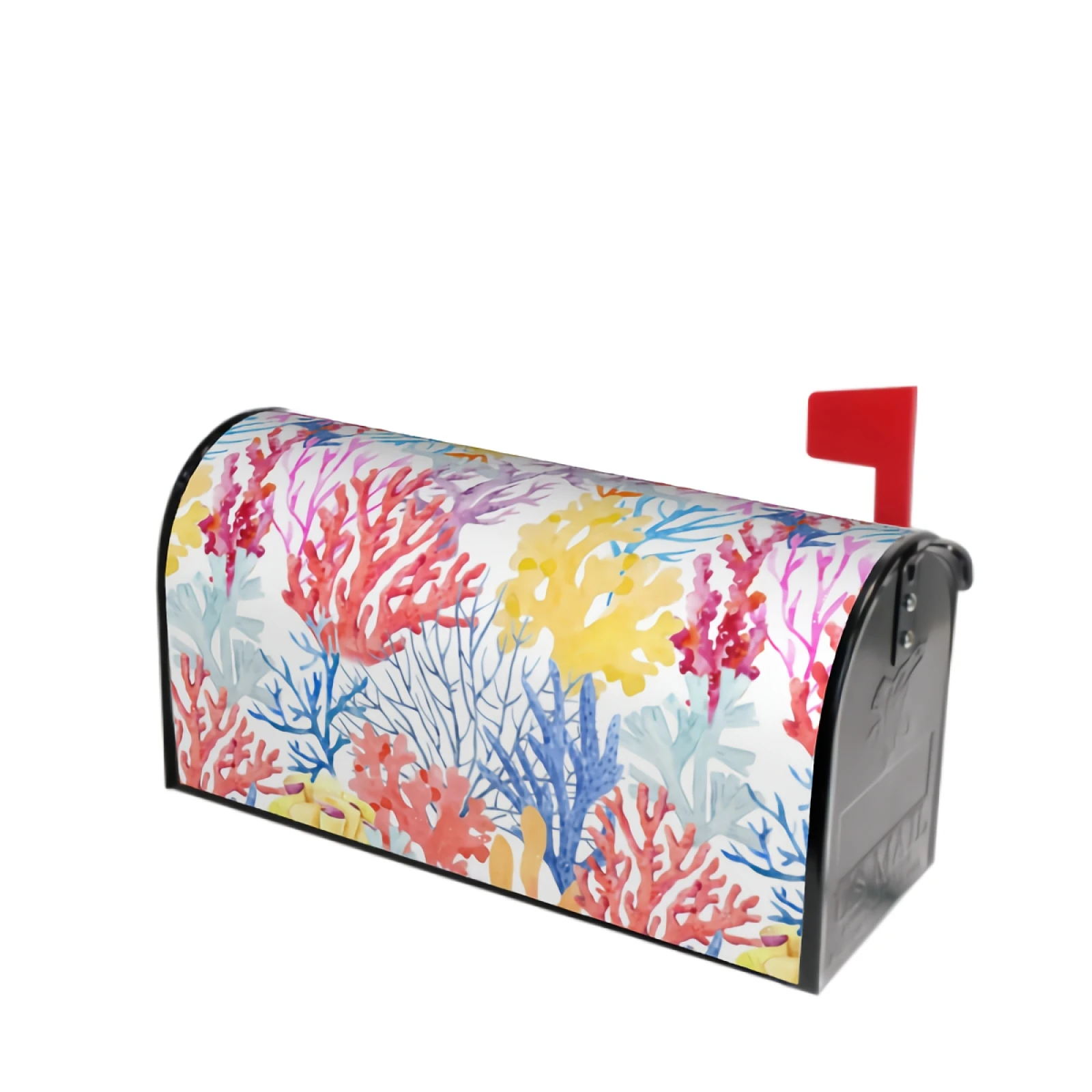 Spring Summer Mailbox Cover Colorful Marine Coral Mailbox Covers Magnetic Standard Size 21" X 18" Large Mailbox
Spring Summer Mailbox Cover Colorful Marine Coral Mailbox Covers Magnetic Standard Size 21" X 18" Large Mailbox