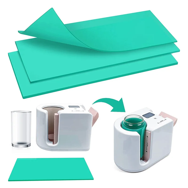 Sublimation Tumblers Wrap for Cricut Mug Press, 3 Thicknesses Green Silicone Mug Wrap for Heat Press Sublimation Machine
Sublimation Tumblers Wrap for Cricut Mug Press, 3 Thicknesses Green Silicone Mug Wrap for Heat Press Sublimation Machine
