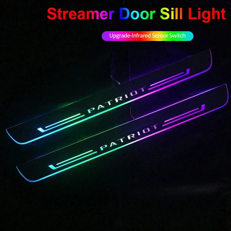 USB Power Moving LED Welcome Pedal Car Scuff Plate Door Sill Light for JEEP Patriot Logo Renegade Liberty Commander Cherokee
USB Power Moving LED Welcome Pedal Car Scuff Plate Door Sill Light for JEEP Patriot Logo Renegade Liberty Commander Cherokee