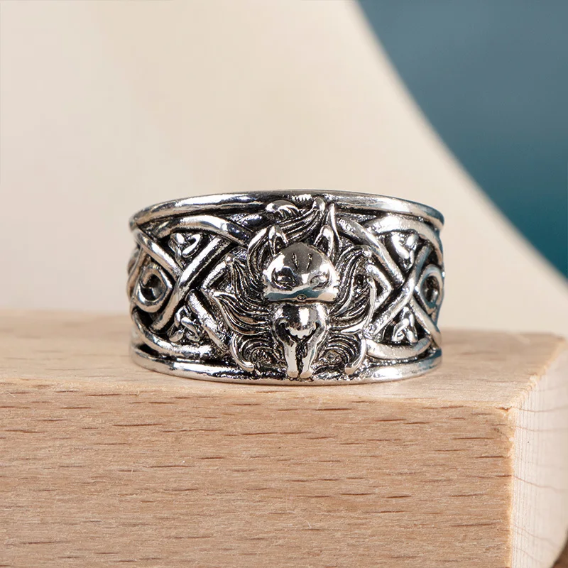 JoiasHome Silver 925 Jewelry Popular Exquisite Nine Tailed Fox Pattern Alloy Ring For Men And Women For Party The New Listing 
JoiasHome Silver 925 Jewelry Popular Exquisite Nine Tailed Fox Pattern Alloy Ring For Men And Women For Party The New Listing