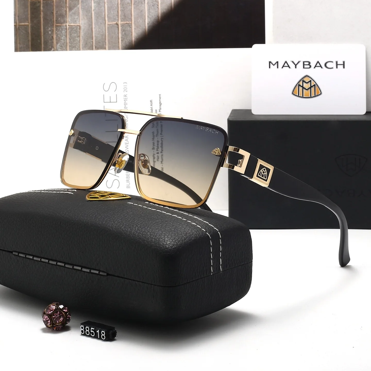 Солнцезащитные очки MAYBACH: люксовый бренд, классические, для мужчин и женщин, модные, в стиле пилот, защита от УФ 400
Солнцезащитные очки MAYBACH: люксовый бренд, классические, для мужчин и женщин, модные, в стиле пилот, защита от УФ 400