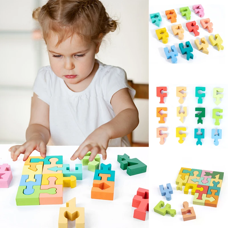 Children Puzzle Geometric Shape Matching Building Block Color Cognition Early Education Thinking Toy Wooden Puzzle
Children Puzzle Geometric Shape Matching Building Block Color Cognition Early Education Thinking Toy Wooden Puzzle