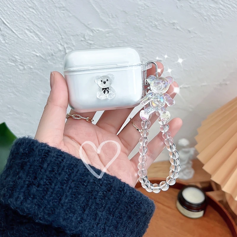 For Honor Earbuds 2 lite Case Cute bear Transparent Silicone with Pendant Earphone Case for honor earbuds 2SE hearphone Cover
For Honor Earbuds 2 lite Case Cute bear Transparent Silicone with Pendant Earphone Case for honor earbuds 2SE hearphone Cover